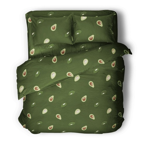 Комплект постельного евро-стандарт AVOCADO, 100% хлопок