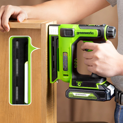 Степлер аккумуляторный Greenworks G24CS10 24V, без АКБ и ЗУ