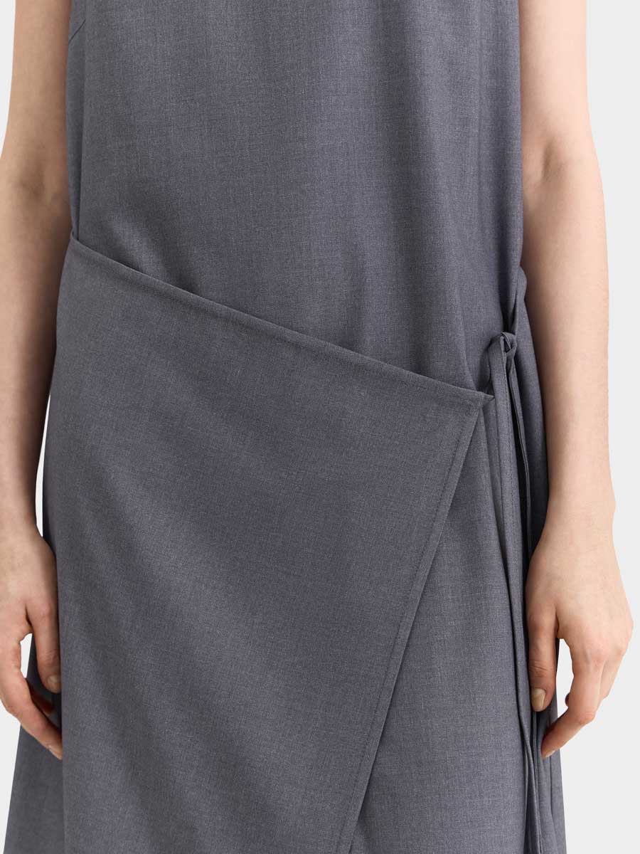 

Сарафан Сэм с отлетной деталью, Серый