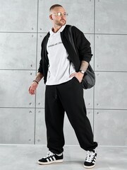 Костюм мужской Лининг-3 Виотекс ЧЁРНЫЙ