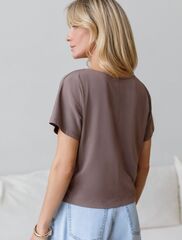 Нарядная футболка с принтом пайетками  D49.133 (131322)