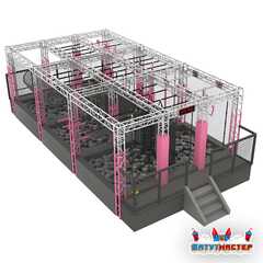 Развлекательный центр ниндзя парк «Империя силы», 11×6,6×3,5 м