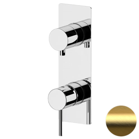 Remer X93WBBG Смеситель для душа Remer X Style X93WBBG, золото брашированное