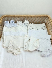 Комплект 15 в1 «Белый» (с дефектом) кулирная гладь