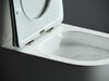 Ceramica Nova Mia CN1801 Напольный пристенный унитаз с бачком с ультра тонким сидением с функцией плавного закрытия, цвет: белый