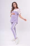 Костюм для беременных и кормящих 15995 сиреневый