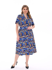 4536 Халат на пуговицах