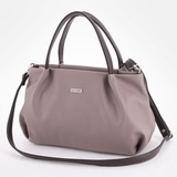 Сумка Саломея 334 наппа тауп + шоколад