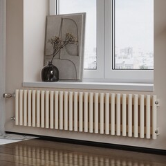 Радиатор трубчатый Guardo Torre 3D-300-28 BK-VER R91015(M) бежевый матовый