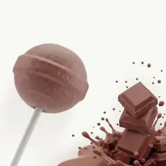 Леденец без сахара на ксилите miradent Xylipop, шоколад , 1 шт.
