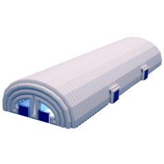 Надувной арочный ангар «ProLine 400», 40×20×10 м