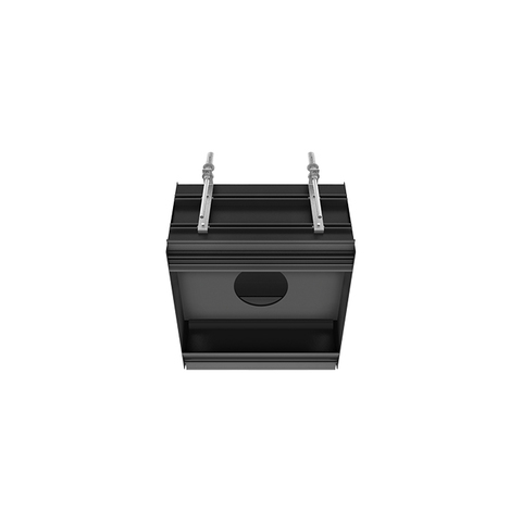Gessi BINARIO Профиль линейный 250 мм., для 1 модуля, установка Easy-Fix, цвет Black XL 61121#299