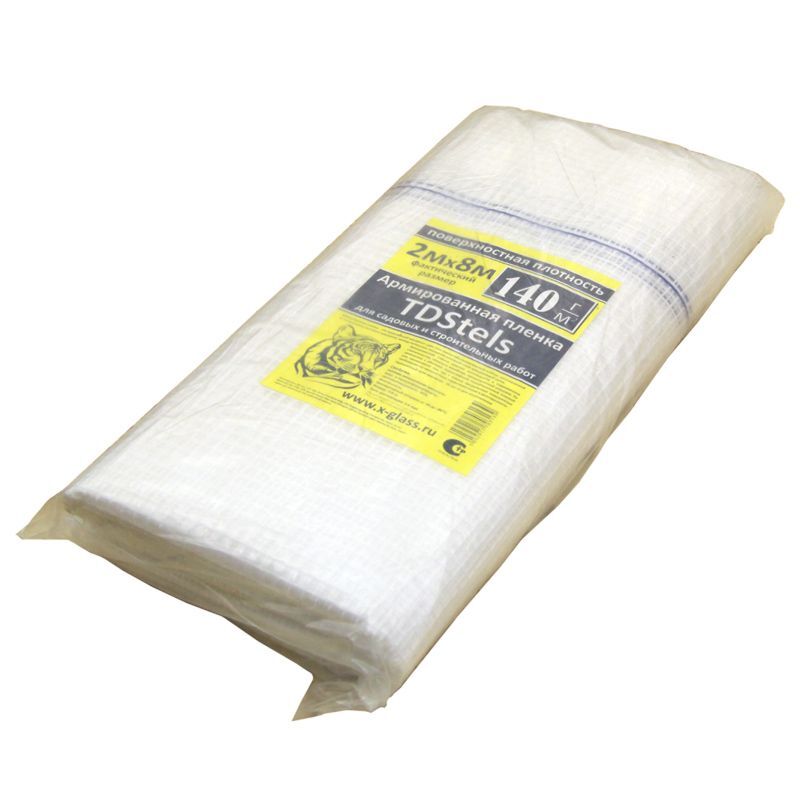 Пленка полиэтиленовая армированная ТУ 140 гр/м2 2х8 м (арт. 39947 ...