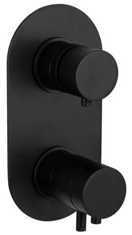 REMER NT92KBNO Смеситель для ванны/душа термостат на 2 потока скрытый монтаж (заказывать совместно с rrbox92) minimal thermo