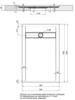 Aquanet 258899 010B Delight NEW поддон литьевой 1400х900х30мм, крышка из нерж, без сифона, черный камень (258899)