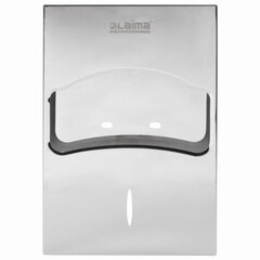 Диспенсер для покрытий на унитаз LAIMA PROFESSIONAL INOX 1/4 сложения нержавеющая сталь зеркальный