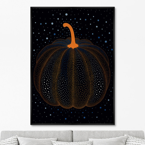 ArtNoMore - Репродукция картины на холсте Pumpkin sparkling in the night, 2024г.