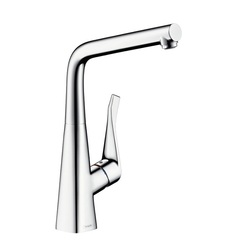 Смеситель для кухни с Г-образным изливом Hansgrohe Metris 14822800 фото