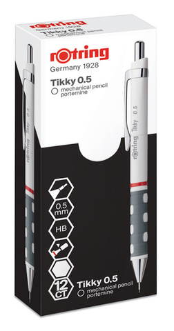 Карандаш механический Rotring Tikky 0.5 mm белый (1904698)