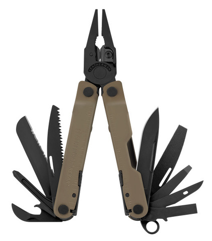 Мультитул Leatherman Rebar 101.6 mm, 17 функций, коричневый, кробка картонная (832406)