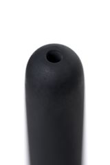 Черный силиконовый анальный душ A-toys с гладким наконечником - 
