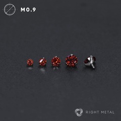 Cubic Zirconia Dark Garnet CZ