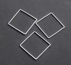 Коннектор-квадрат 30*30 мм, покрытие родий