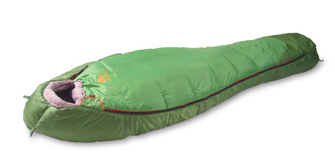 Спальный мешок Alexika MOUNTAIN зеленый, правый, (экстрим - 19, комфорт - 3)