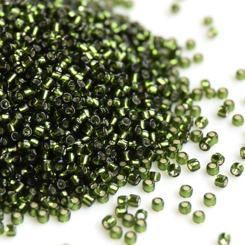 Бисер Тохо круглый 15/0 0037 травяной