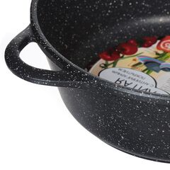 Жаровня алюминий, 26 см, антиприг, Горница, Гранит, ж7026аг