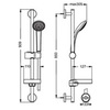 Душевой гарнитур 90,9 см Ideal Standard IdealRain B9502AA