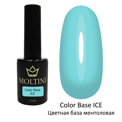 Moltini Цветная база Color Base ICE (ментоловая) 12 мл.