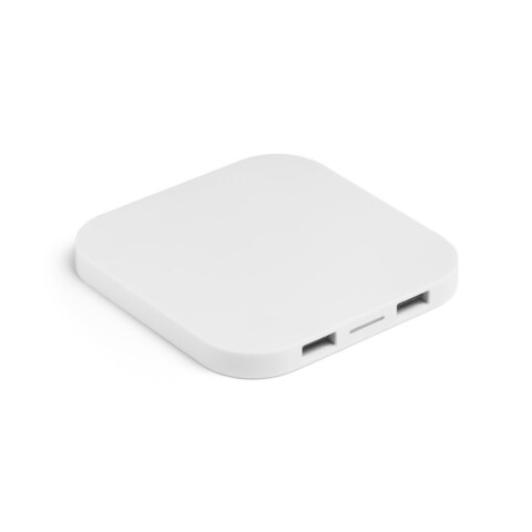 CAROLINE. Беспроводное зарядное устройство ABS и концентратор USB 2'0