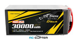 АКБ Gens Ace Tattu 30000mAh 22.2V 5C 6S1P Lipo, Semi-solid, NMC, G-Tech, XT90-S