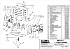 Стабилизатор напряжения QUATTRO ELEMENTI Stabilia 20000 (20000 ВА, 140-270 В, 25.5 кг, байпас) (Арт. 241-505)