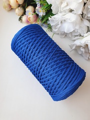 Royal blue polyester cord 2 mm