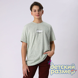 Футболка с эффектом меланж