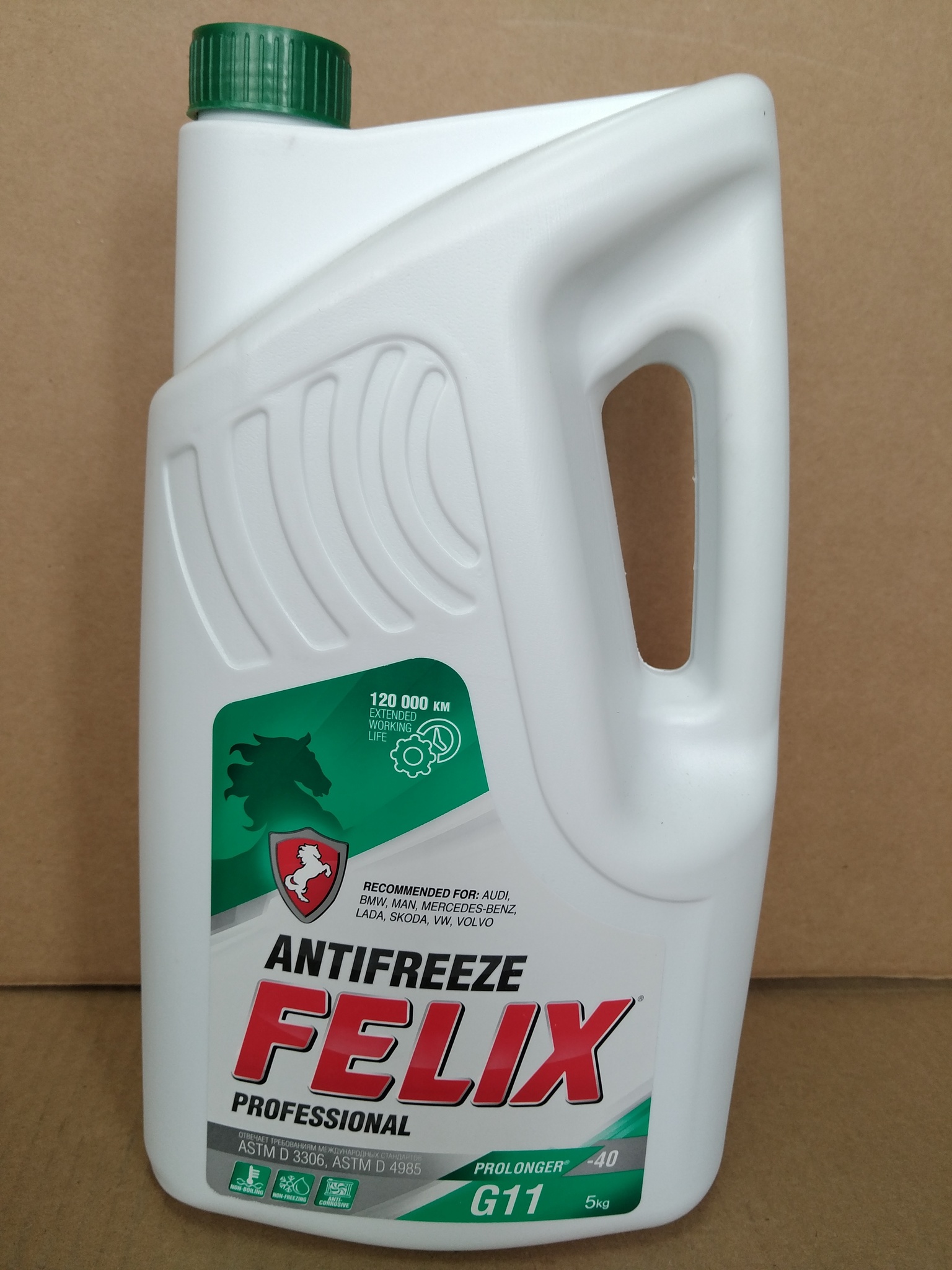 Антифриз (зеленый) Felix Prolonger (-40) G11 5 кг - купить по выгодной ...