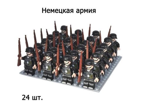 Минифигурки военных Вторая Мировая Война набор 24 шт серия 439
