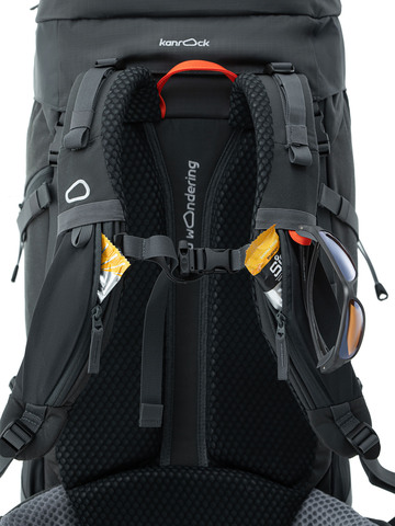 Картинка рюкзак туристический Kanrock Cruiser 45 Anthracite - 7