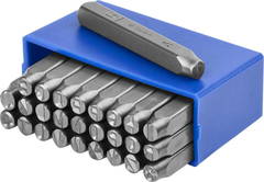 ЗУБР 8 мм, латиница, штамповочные буквенные клейма, Профессионал (21505-08)