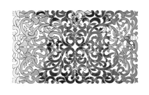 Зеркало декоративное 90х153см Garda Decor с рисунком в стиле ар-нуво