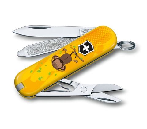 Складной нож-брелок Victorinox Classic LE 2016 3 Wise Monkeys (0.6223.L1607)