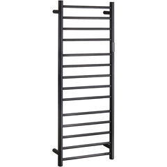 Bemeta 704151050 Электрический полотенцесушитель 450x1320mm, 180W, нержавеющая сталь, черный фото