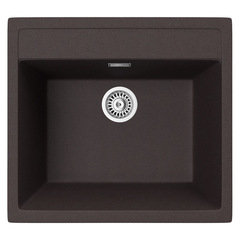 Кухонная мойка кварцевая Top Zero GEORGIA Chocolate