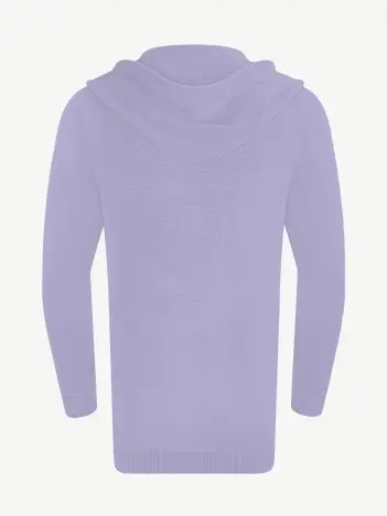 Кардиган с капюшоном из шелка