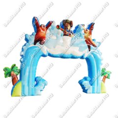 Надувная арка «Весёлые медведи»