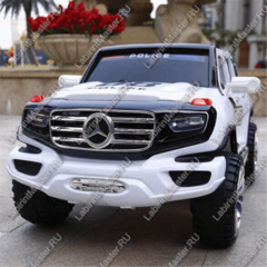 Детский электромобиль "Mercedes Police" белый