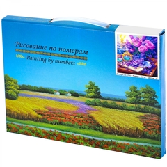 
          Картина по номерам Alingar, 30х40 см, 20 цветов, с акриловыми красками, холст на подрамнике, "Букет на столе"