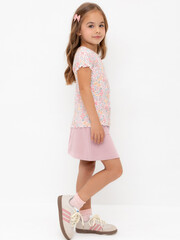 юбка  для девочки  КР 7146/розовый лед к601